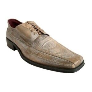 Aldo Neutral Leather Square-toe Lace-up Dress Shoes Men 13